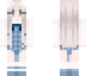 cat girl in dress [blue]