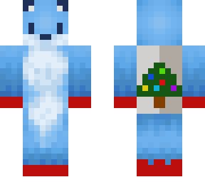 christmas blue fox 2.0