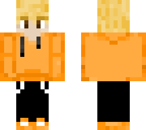 orange blonde boy
