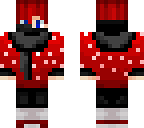 scarfed red