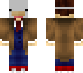 tenth doctor's chicken mask + layers - final design  (steve jobs)