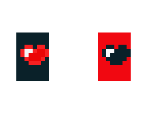 white side and black side