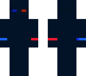 blue and red shadow