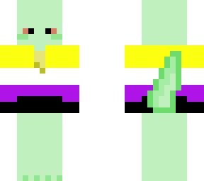 green axolotl nonbinary stoner