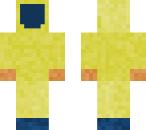 yellow hazmat suit