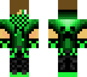 cool green mask boy