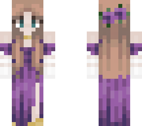 lavender gown