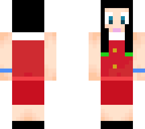 santa helper dress, with green colored hair tips