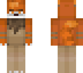 -painted panda- (orange)