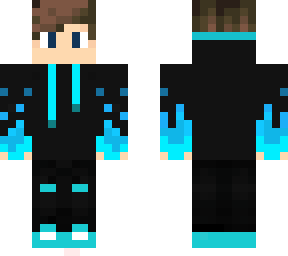 blue cool hoodie guy
