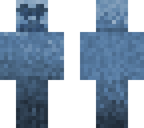 blue sculpture