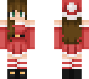 brunette with green eyes christmas skin