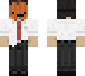 drunk man with pumpkin mask