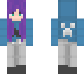galaxy hair girl