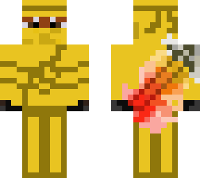 golden red panda ninja with destiny katana