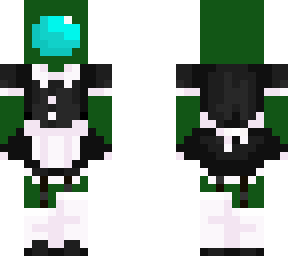 green maid amongus