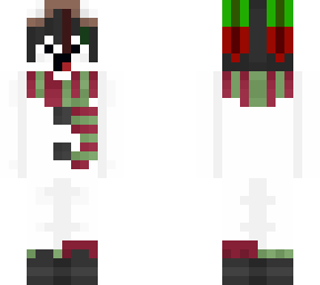 little_bubi minecraft skin (christmas, snowman)