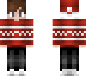 red sweater christmas skin with hat (edits from joltux & cleora's skin)