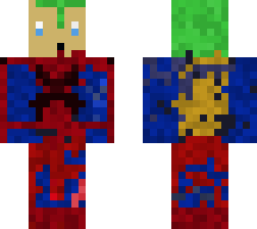 spiderman sin mscara pelo verde