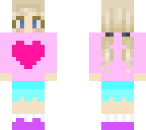 little girl (blond hair base) credit to them