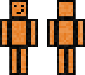 orange cube boy