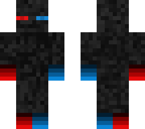 red & blue enderman