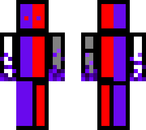 red and blue