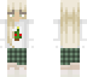 blonde christmas girl