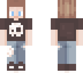boy outfit with skull t-shirt