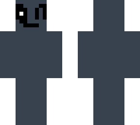 gray alien  with a happy face
