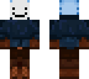 blue axlotl adventurer with mask