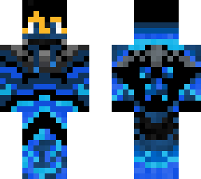 blue man