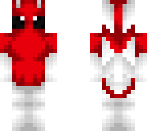 christmas red & white moth