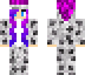 Christmas snow leopard | Minecraft Skin