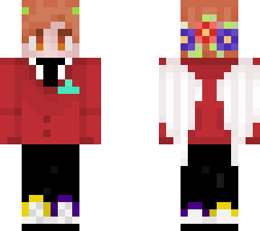 enby angel with teal ribbon