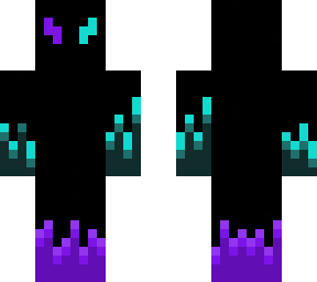 purple and cyan fire