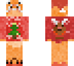 red panda christmas (red)