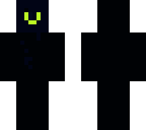 black skin with green face