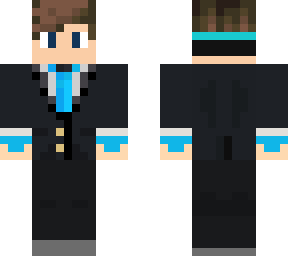 blue cool guy tux