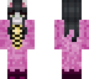cat with pink dress