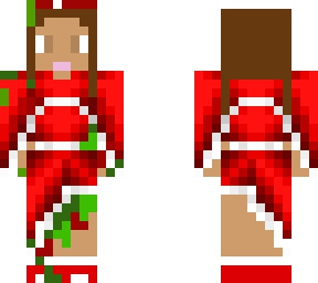 chrismas girl with lights on her