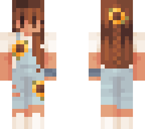 cute sunflower girl