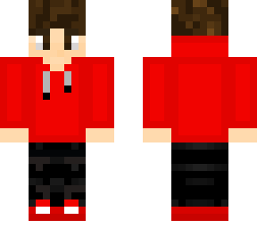 final final minecraft skin (with hood on)