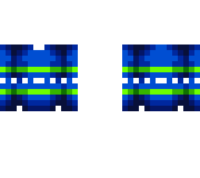 ob - blue xmas sweater weather w/ green