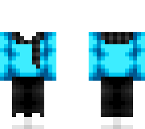 ob - christmas black & light blue fit
