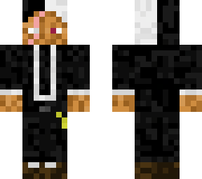 suited man with a scar