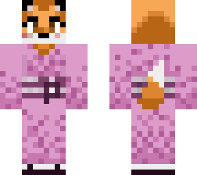 zorra con kimono