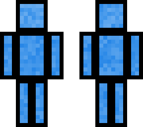 blue man