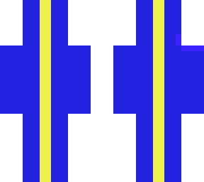 blue walking present