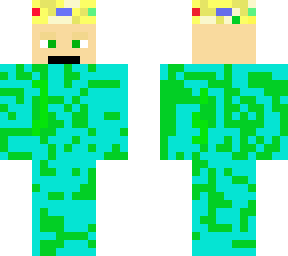 cyan and lime